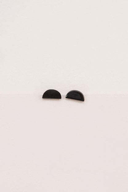 Porsha Semi Circle Stud Earrings