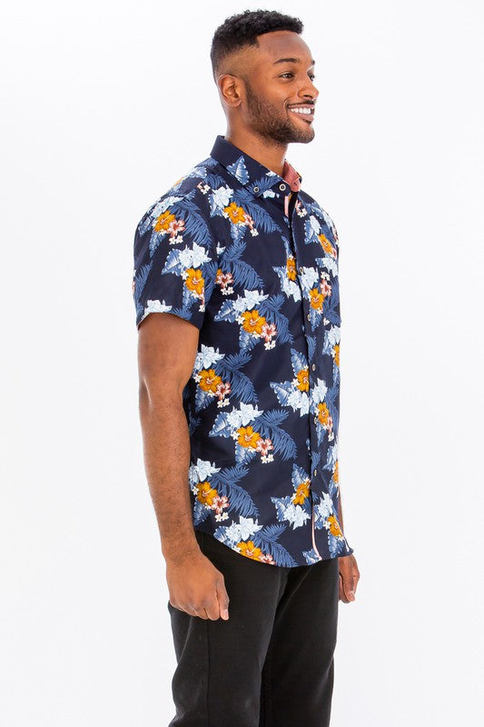 PRINT HAWAIIAN SHIRT