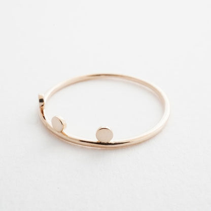 Morse Code Dotted Ring