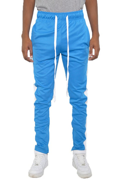 SLIM FIT SINGLE STRIPE TRACK PANT