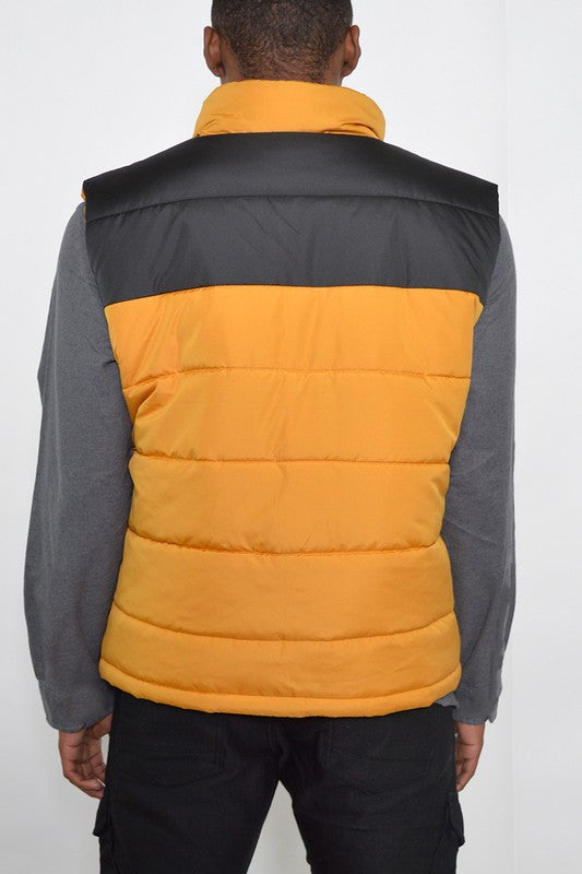 PADDED WINTER TWO TONE VEST