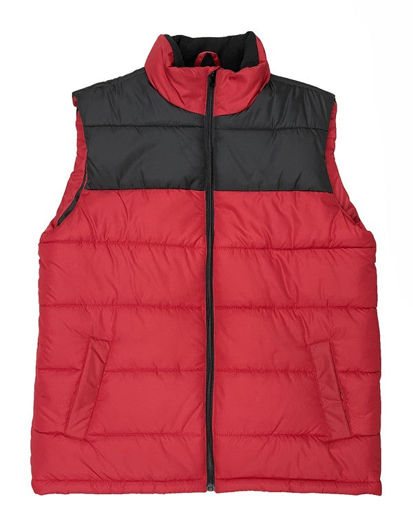 PADDED WINTER TWO TONE VEST