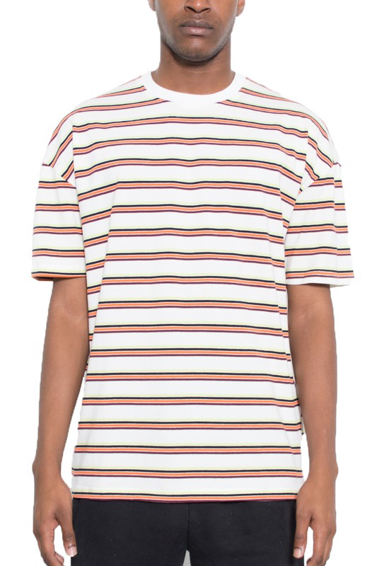 Striped Round Neck Tshirt