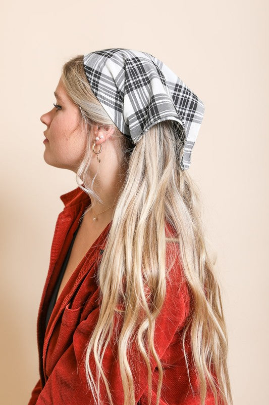 Triangle Flannel Head Scarf