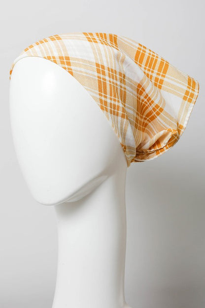 Triangle Flannel Head Scarf