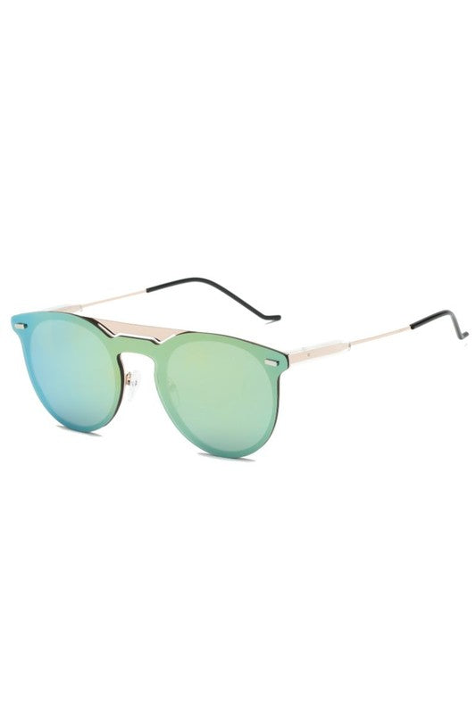 Round Circle Mirrored Fashion Sunglasses