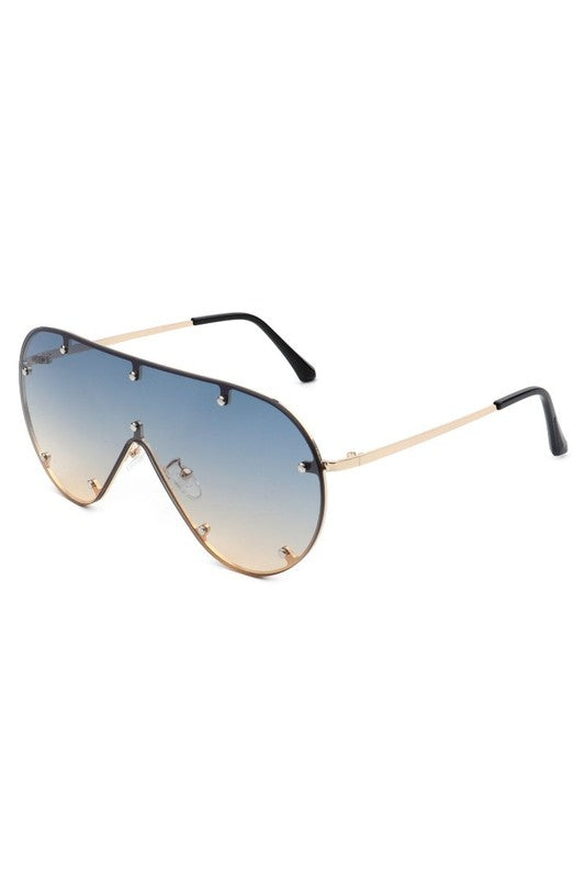 Retro Oversize Aviator Fashion Sunglasses