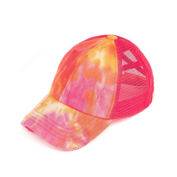 CC Kids Tie-Dye Criss-Cross Pony Cap