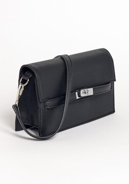 LEATHER FLAP ENVELOPE BAG