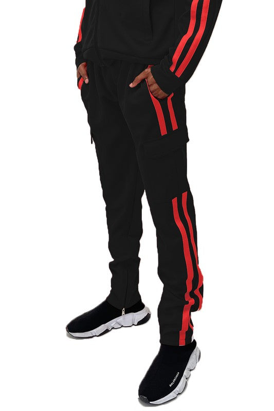 Two Stripe Cargo Pouch Track Pants