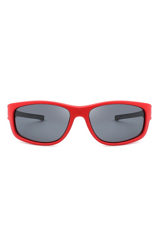 Kids Rectangle Polarized Sports Sunglasses