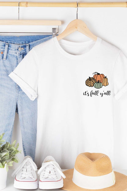 POCKET IT'S FALL Y'ALL Graphic Tee