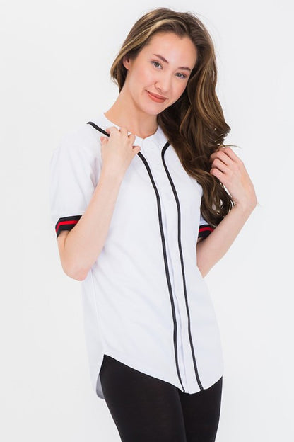 Unisex Active Sports Team Baseball Jersey