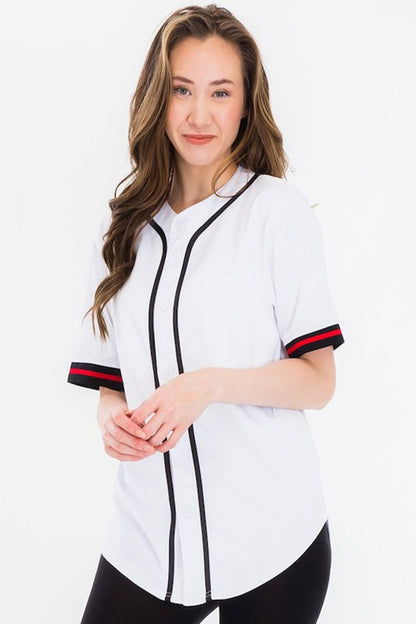 Unisex Active Sports Team Baseball Jersey