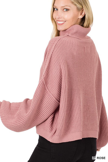 Oversized Turtleneck Sweater