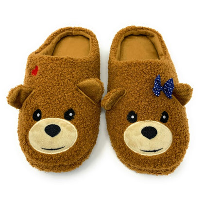 Bear Hug - Women's Slip On House Animal Slippers