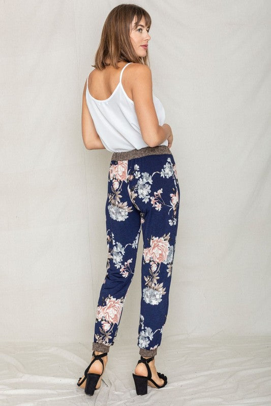 Rose Print  Jogger