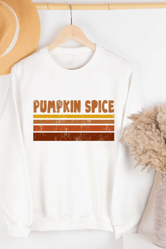 PUMPKIN SPICE GRAPHIC SWEATSHIRT