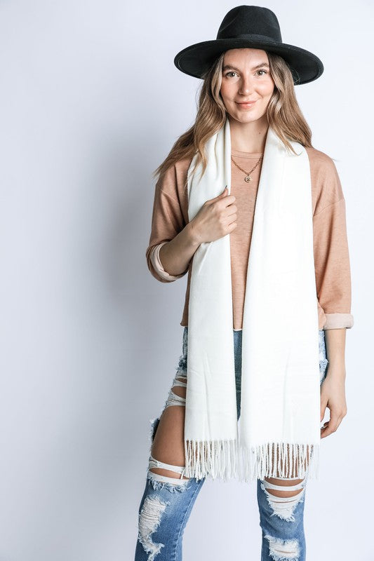 CASHMERE FEEL WINTER LONG SCARF