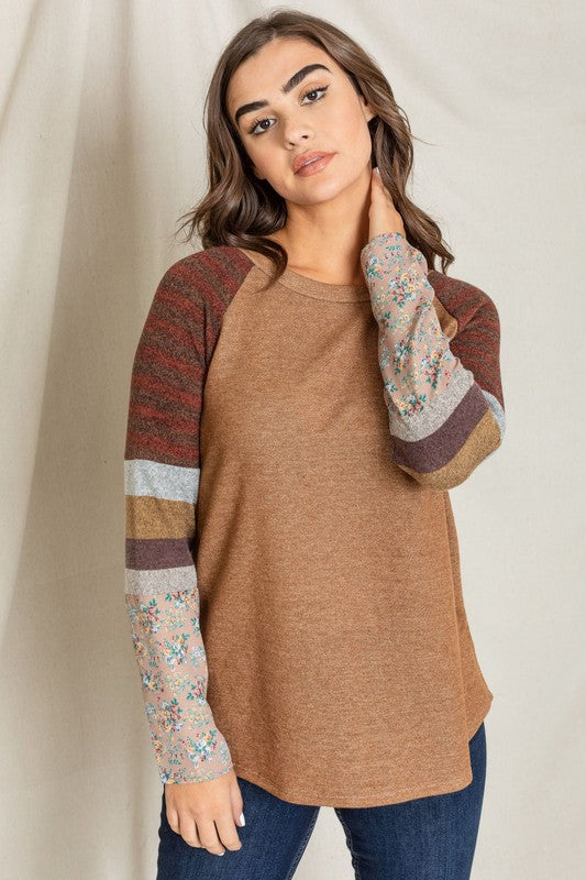 Color Block Sleeve Tunic