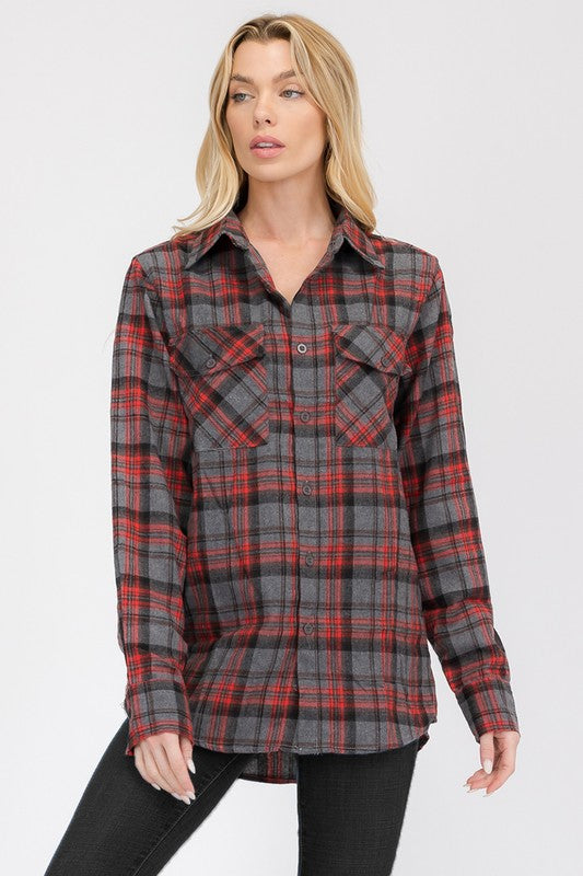 Oversized Plaid Flannel