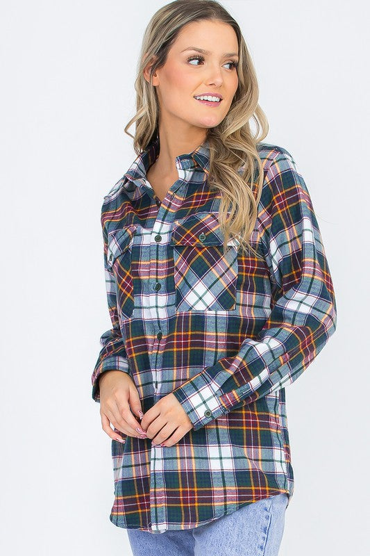 Oversized Plaid Flannel