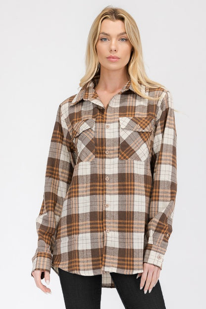 Oversized Plaid Flannel