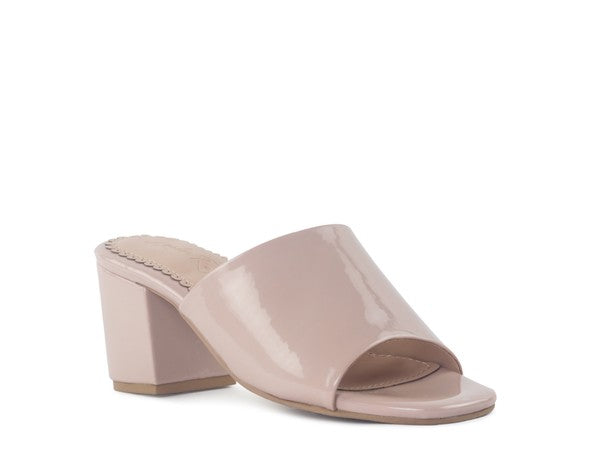 LONDON RAG DUMPLINN Slip-On Block Heel Sandal