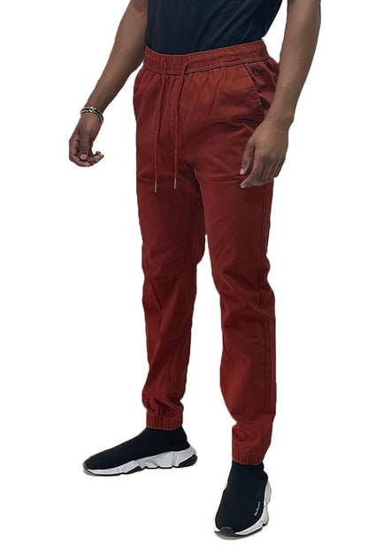 Weiv Mens Solid Stretch Cargo Jogger