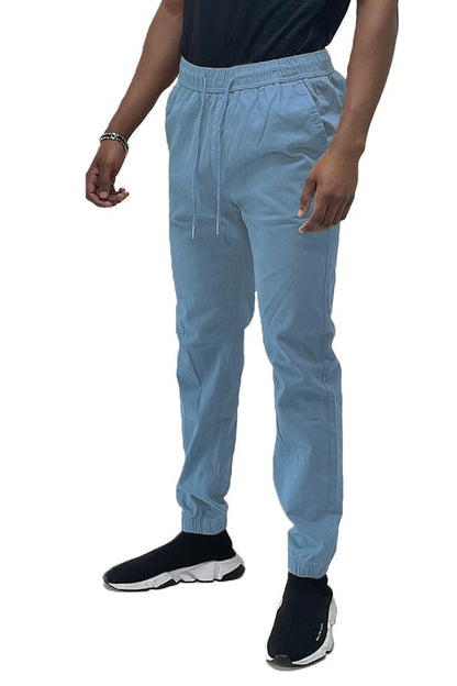 Weiv Mens Solid Stretch Cargo Jogger