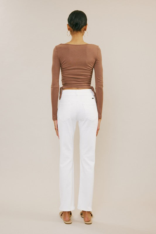 High Rise Slim Straight