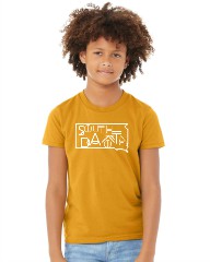 Youth South Dakota Line Font Outline Graphic Tee