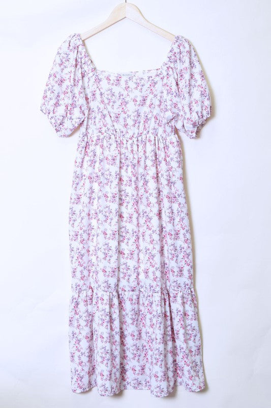 Ditsy Floral Square Neck Sundress