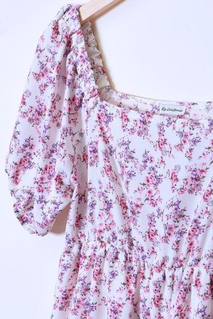 Ditsy Floral Square Neck Sundress