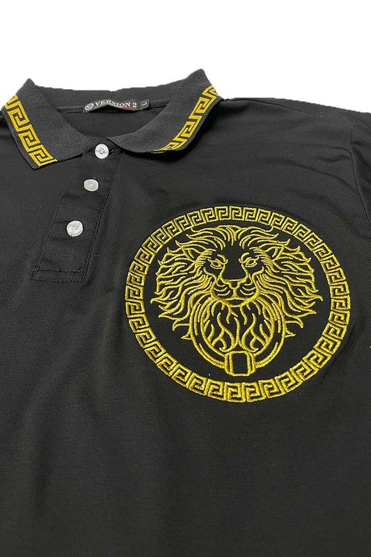 Lion Head Polo Shirt