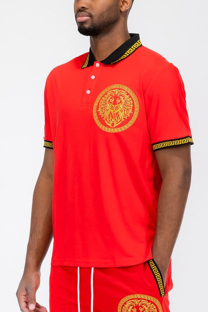 Lion Head Polo Shirt