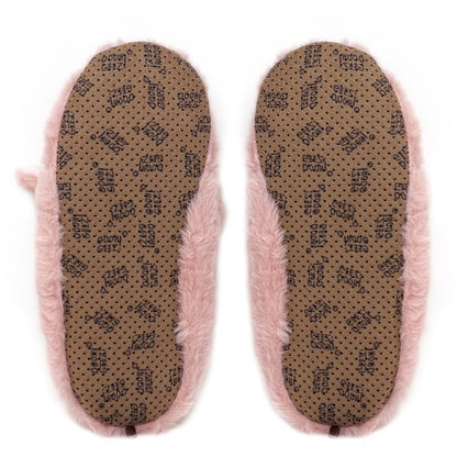 Fluffy Animal Women's Cozy Slipper - Pink Steps