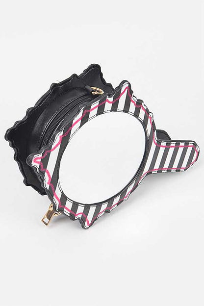 Glitter Kiss Mirror Iconic Swing Bag