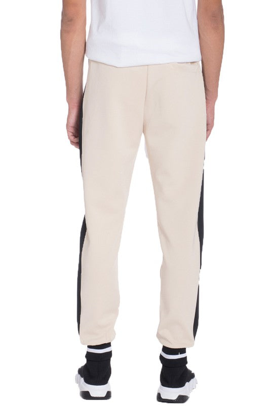 Weiv Mens Heavy Weight Single Stripe Jogger