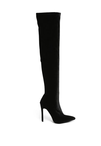 Tilera Stretch Over The Knee Stiletto Boots