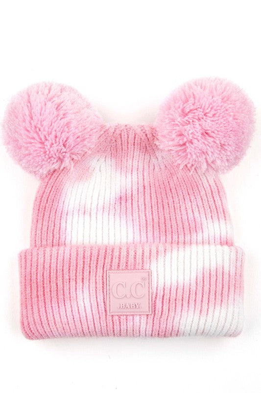 CC Baby Pom Pom Tie-Dye Beanie