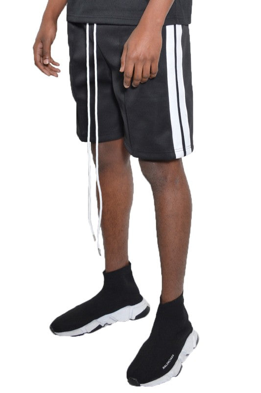 Solid Tape Shorts Above the Knee Sweat Short