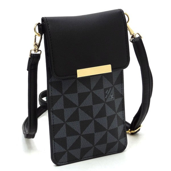 Monogram Cell Phone Purse Crossbody Bag