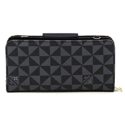 Monogram Turn Lock Crossbody Wallet