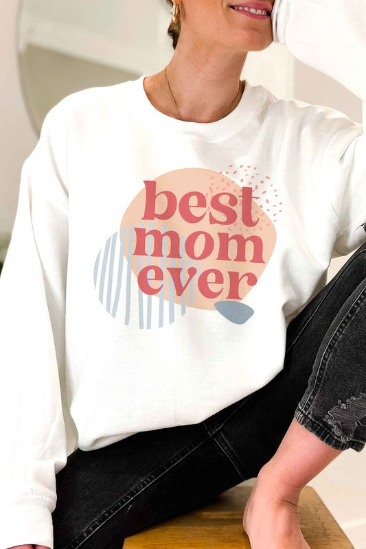 BOHO BEST MOM EVER GRAPHIC SWEATSHIRT