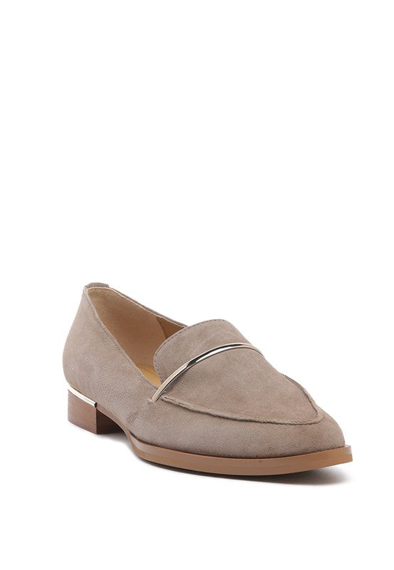 PAULINA Suede Leather Loafers