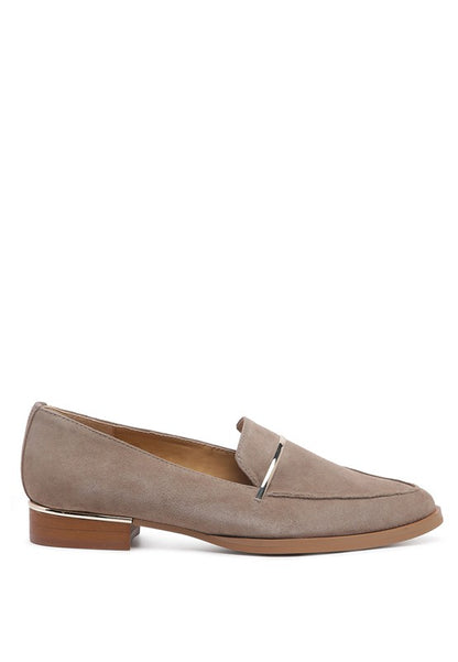 PAULINA Suede Leather Loafers