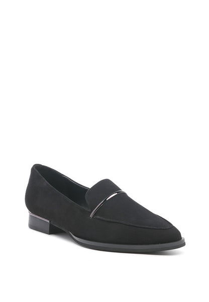 PAULINA Suede Leather Loafers