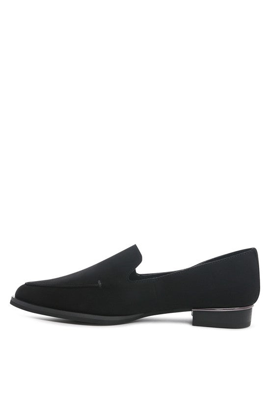 SARA Suede Slip-On Loafers