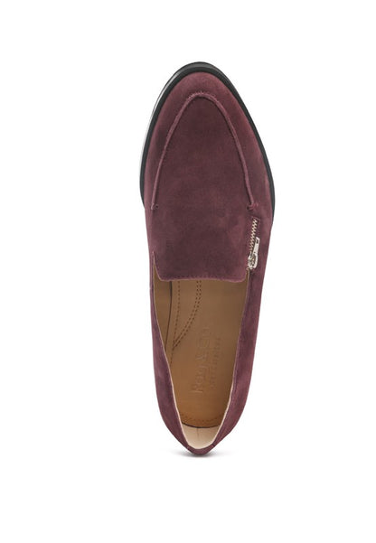 SARA Suede Slip-On Loafers